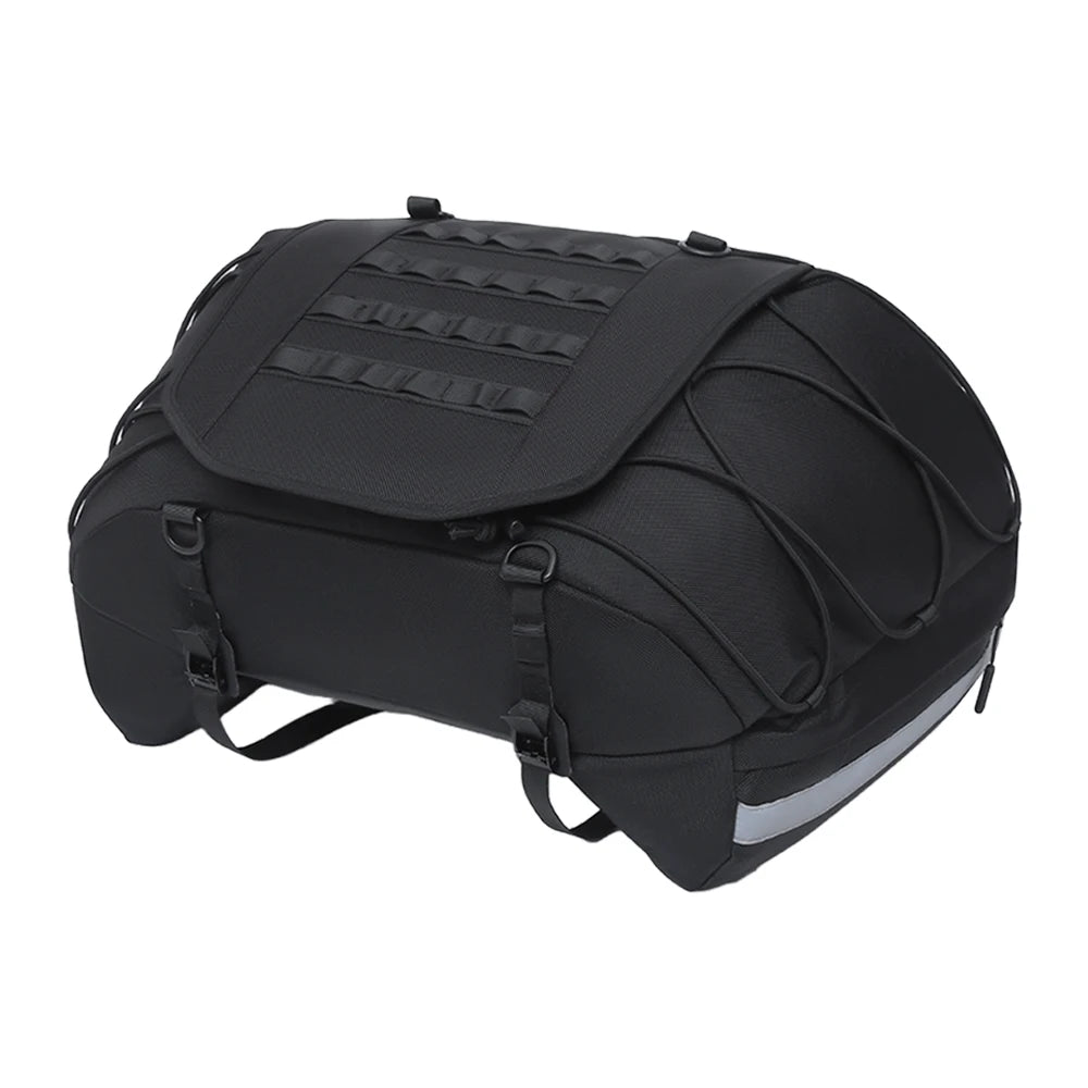 Universal Scooter Back Seat Bag Waterproof Motorcycle Tail Bag Motorbike Travel Cycling Riding Sport Luggage Pack