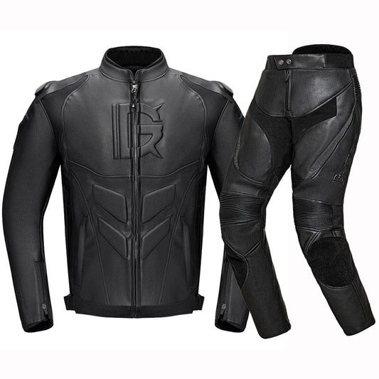 Leather Motorcycle Jacket Men's Chaqueta Moto Waterproof Moto Suit Motorbike ... | Henderson Shop