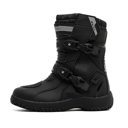 Men Motocross Boots Adventure Low Boots for ADV Riders Sport Touring  Motorcycle Boots Waterproof Riding Shoes Moto Riding Gear