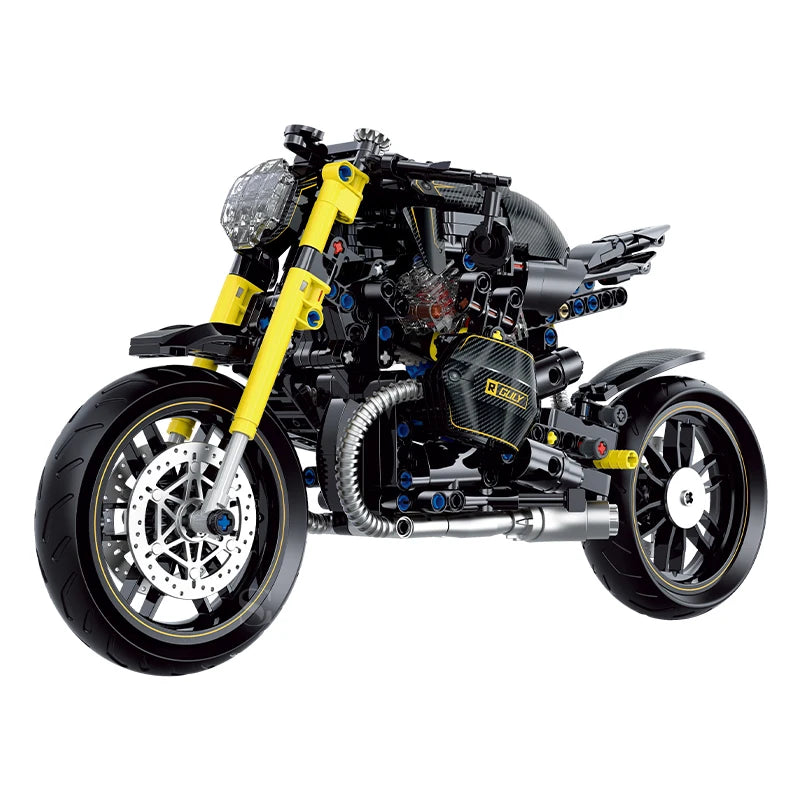 500+pcs 1:8 technology motorcycle block model;highly simulate the original ca... | Henderson Shop