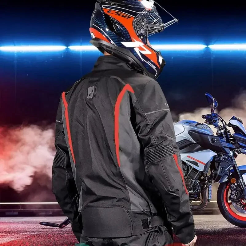 Hendersonshop LS2 Winter Motorcycle Jacket Men Women Waterproof Windproof Biker Jacket