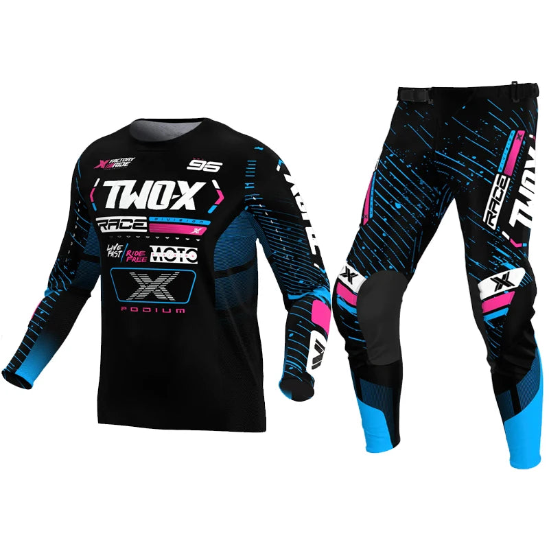 9 Color Two-X Podium 4-Way Dirt Bike MX Gear Off Road Kit
