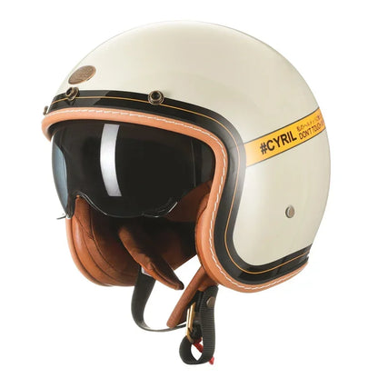 Vintage Half Face Helmet | DOT Certified & ECE Certified - View 19 | Henderson Shop