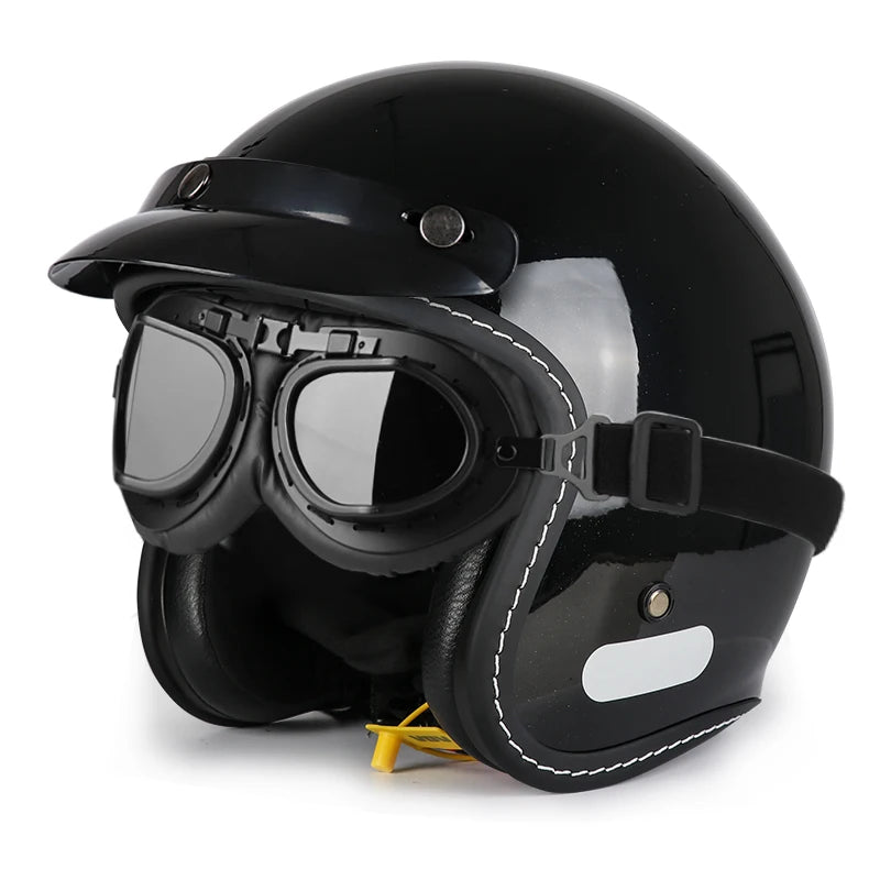 Vintage Half Face Helmet | Breathable - View 23 | Henderson Shop