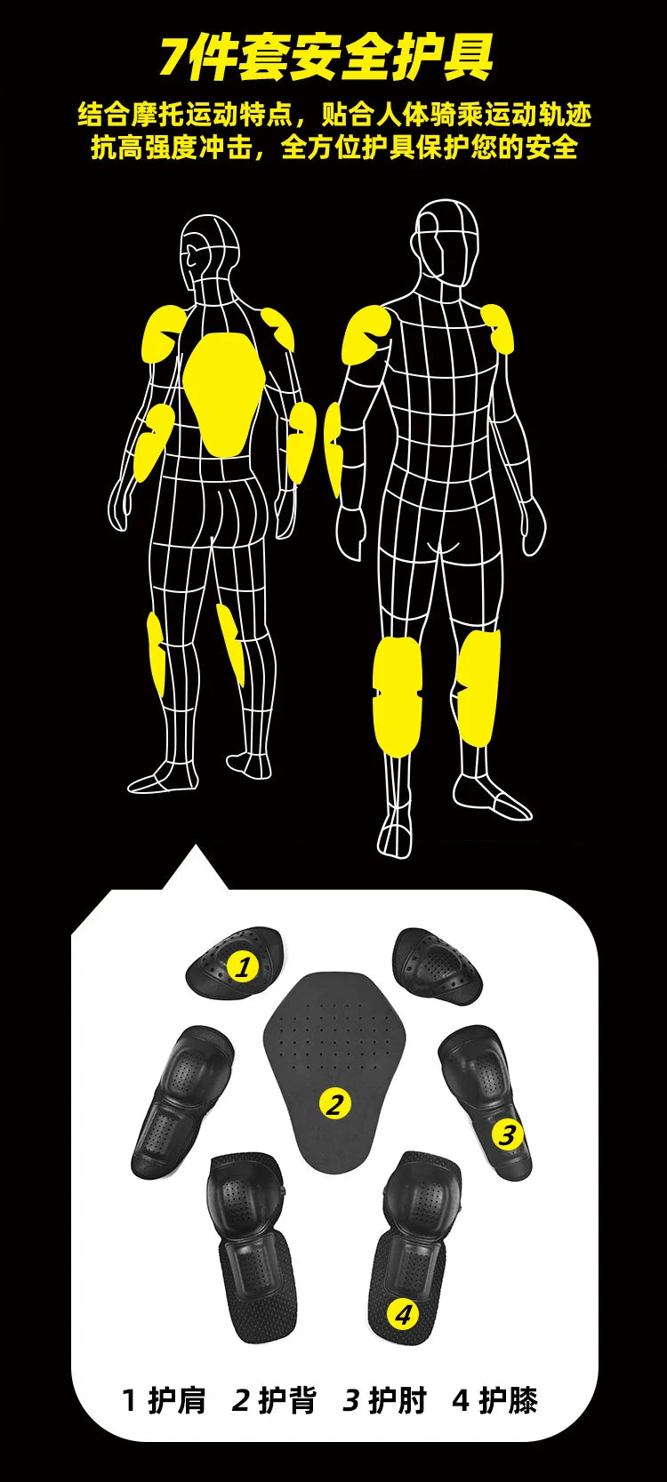 Hendersonshop Men's Biker Jacket Wear-Resistant Motorcycle Jacket Waterproof Motorcyclist Motorcycle Accessories