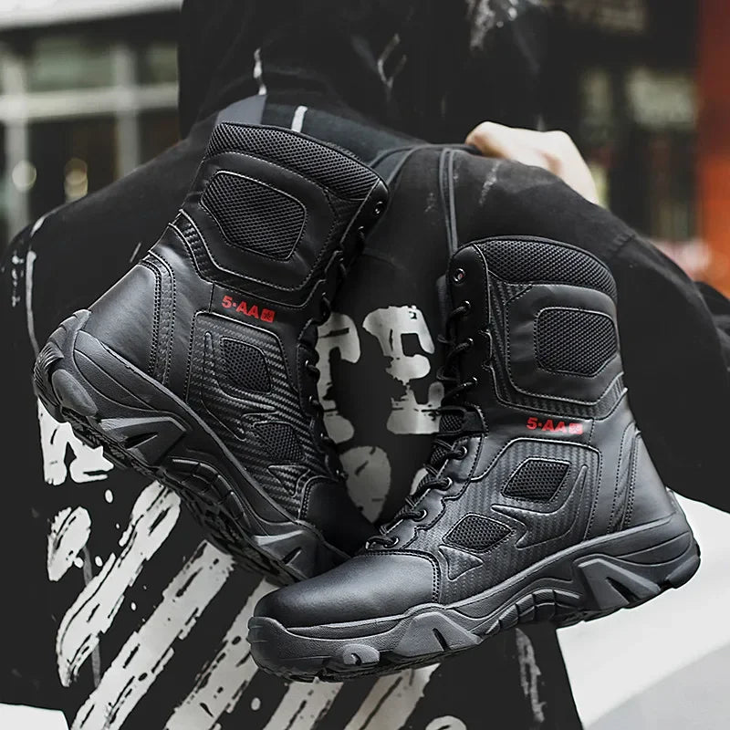 Men Male masculine  Botas Tacticas Hombre Militar Masculine sneakerMotorcycle Ankle Combat Boots Black Botas Militares Hombre