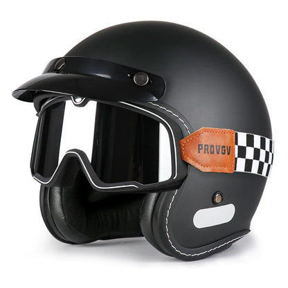 Vintage Half Face Helmet | Breathable - View 10 | Henderson Shop