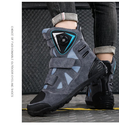 Hendersonshop Motorcycle Boots 2024 New Men Women Motorbike Riding Shoes Breathable