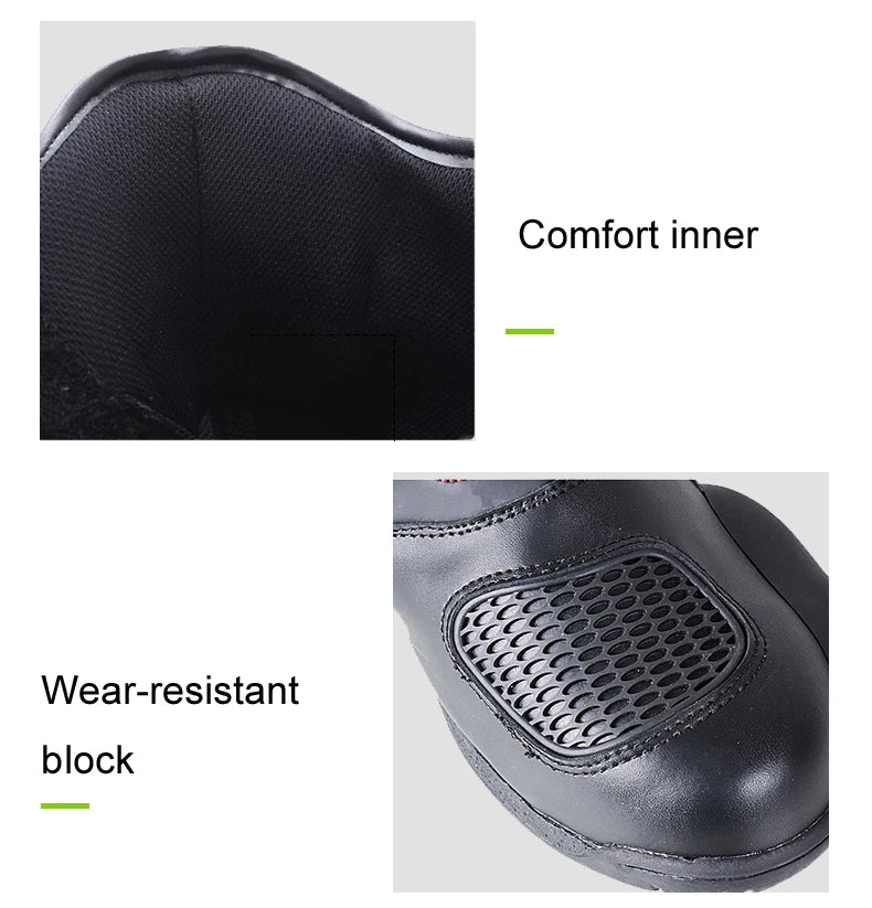 AMUMOTO Motorcycle Riding Boots Men's And Women's Pull Motorcycle