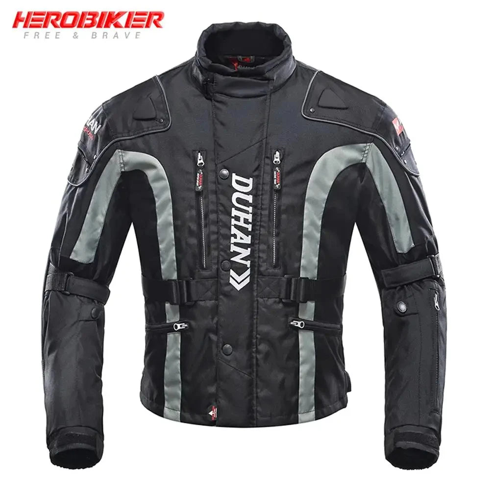 Hendersonshop Motorcycle Jacket Windproof Motocross Jackets Motorcycle Pants Wear-resistant Chaqueta Moto