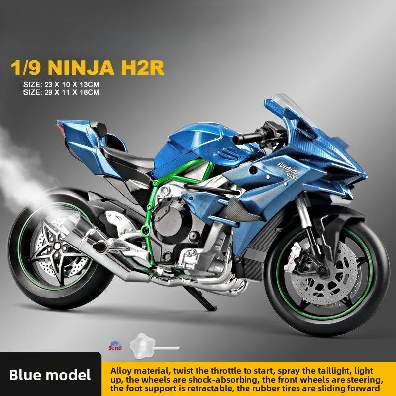 1:9 H2R Simulated spray motorcycle model toy Simulated alloy motorcycle model... | Henderson Shop