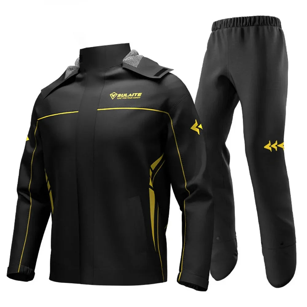 Waterproof motorbike Rain Clothing Reflective Motorcycle Suit Breathable And Comfortable Ultra-thin Raincoat For Biker Cycling