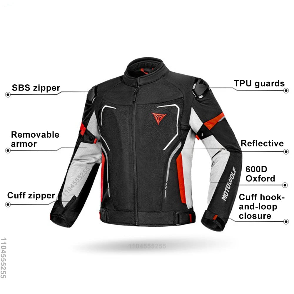 Motorcycle Riding Jacket | Breathable & CE Certified - View 4 | Henderson Shop