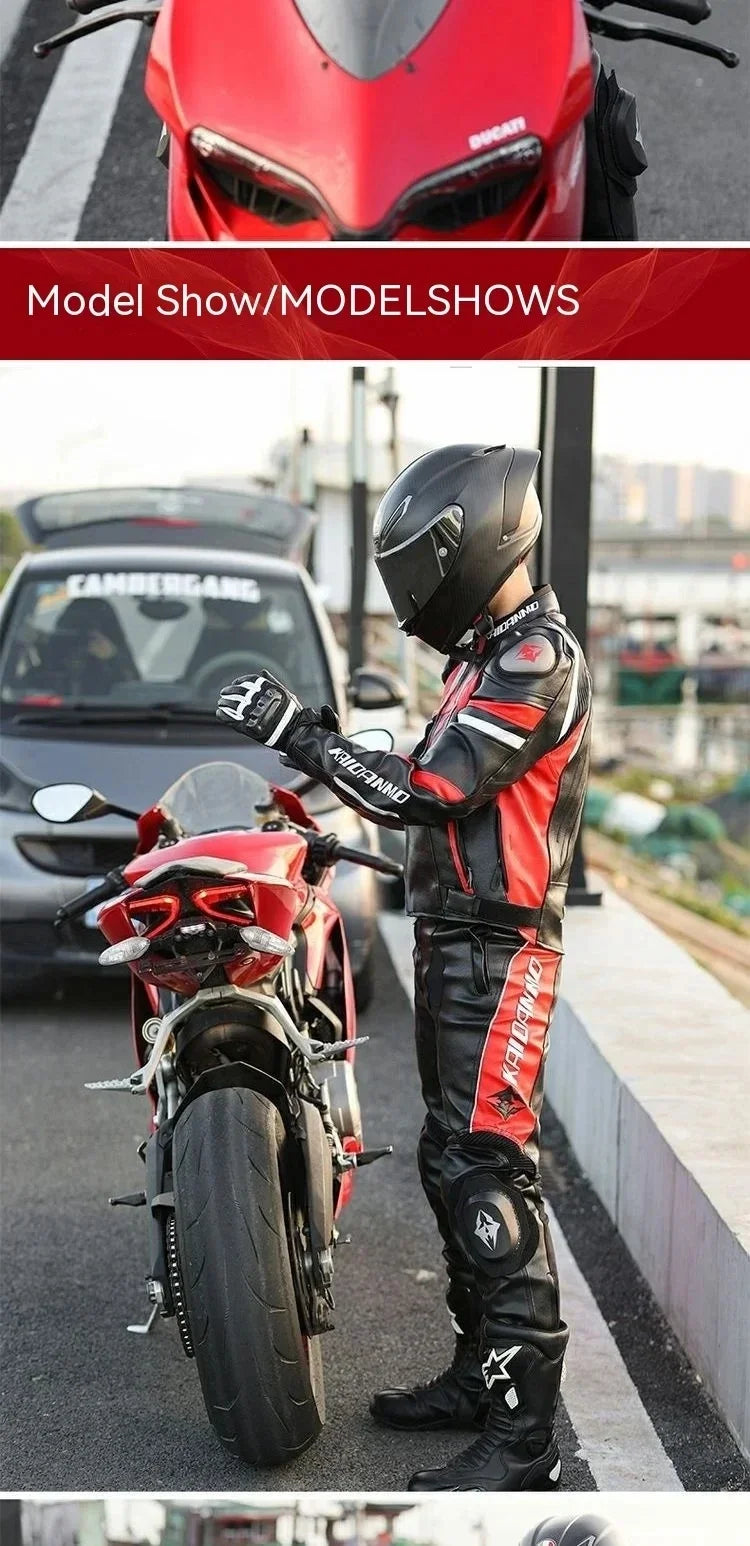 Hendersonshop Motorcycle Jacket Male Waterproof Winter Warm Racing Suit Motorcycle Female