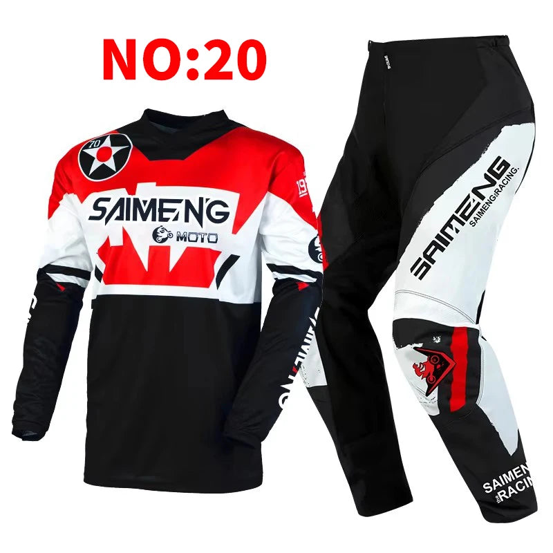 motocross set for child MX Jersey and Pants children Youth MTB DH UTV Enduro MX Gear Set Combo Off Road Racing Suit Dirt Bike