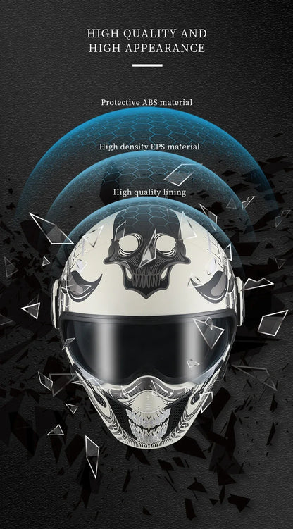 Hendersonshop Full Face Open Face Motorcycle Helmet Motorbike Street Bike Helmets