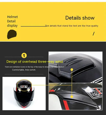 Modular Full Face Helmet | DOT Certified & Full Face - View 14 | Henderson Shop