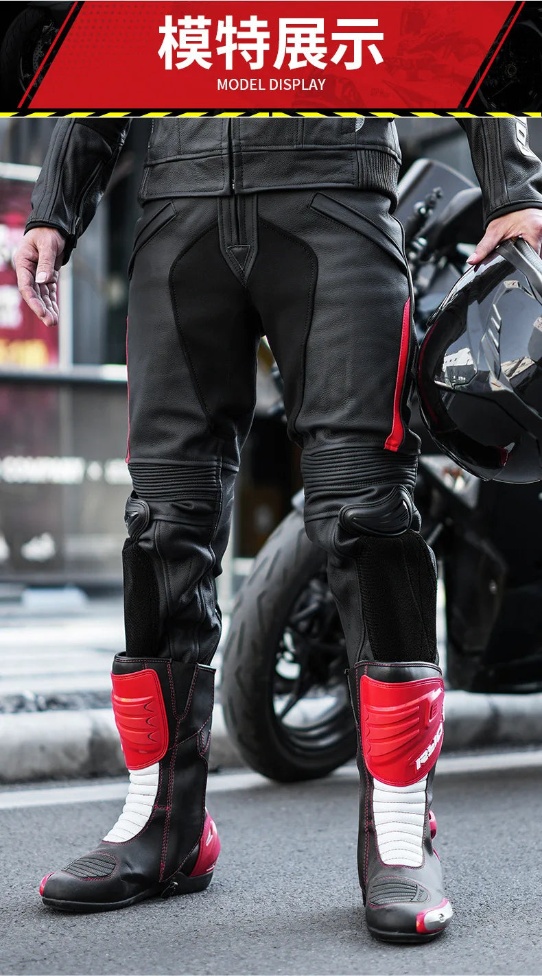 Motorcycle Riding Pants | Waterproof & Leather - View 18 | Henderson Shop