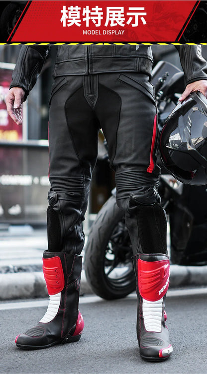 Motorcycle Riding Pants | Waterproof & Leather - View 18 | Henderson Shop
