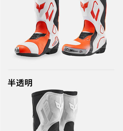 DUHAN New Motorcycle Boots Wear Resistant And Anti Fall Motorcycle Riding Boots Men Motocross Racing Boots
