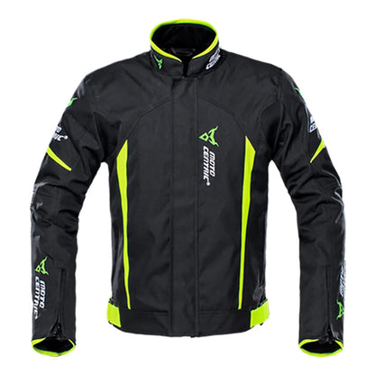 Hendersonshop Men's Biker Jacket Wear-Resistant Motorcycle Jacket Waterproof Motorcyclist Motorcycle Accessories