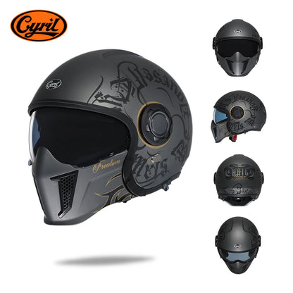 Hendersonshop Full Face Open Face Motorcycle Helmet Motorbike Street Bike Helmets
