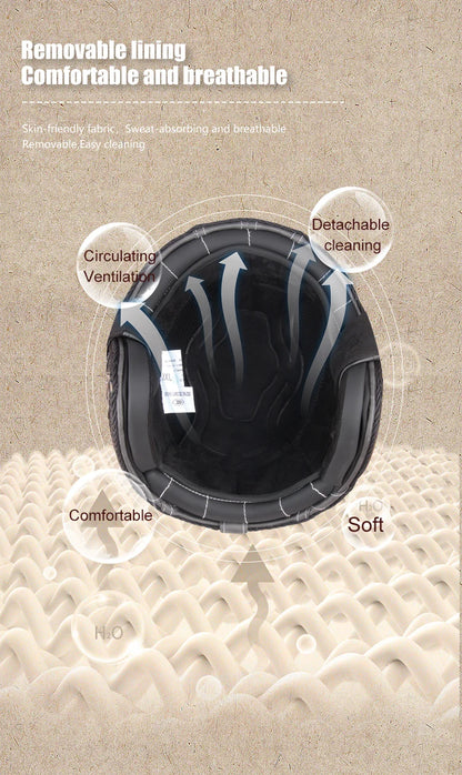 Uchoose Vintage Half Face Helmet | Leather - View 11 | Henderson Shop