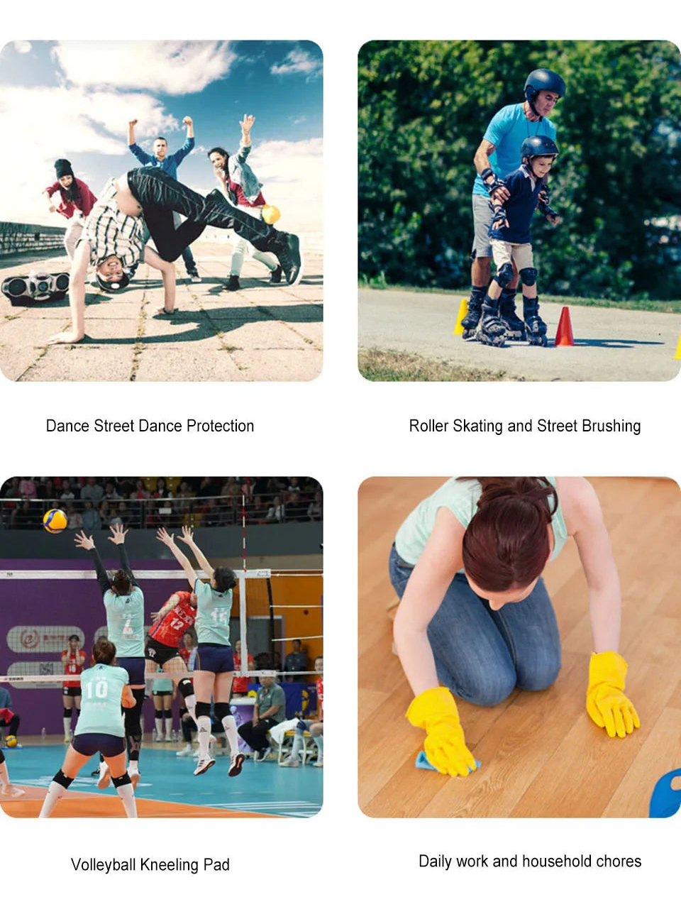 Aolikes Knee & Elbow Pads Set - View 9 | Henderson Shop