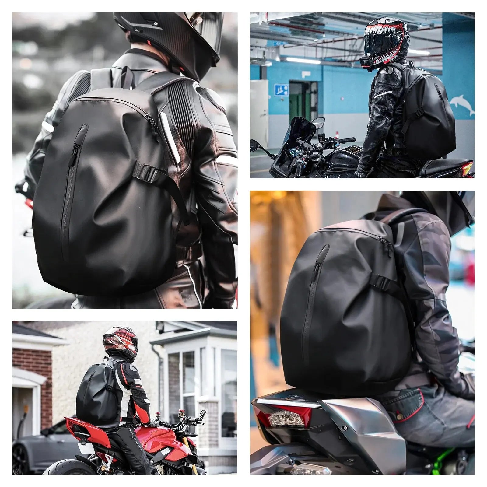 Motorcycle Backpack | Waterproof Helmet Storage | Henderson Shop
