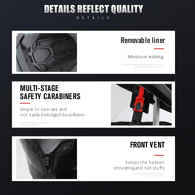 Flip Up Motorcycle Helmet Double Lens Modular Flip Full Face Helmet High Quality DOT Approved Moto Cascos Motociclistas