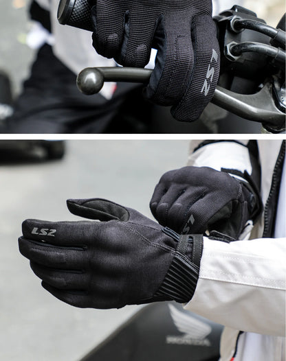 Hendersonshop LS2 MG039 Motocycle Gloves For Men for Summer Breathable