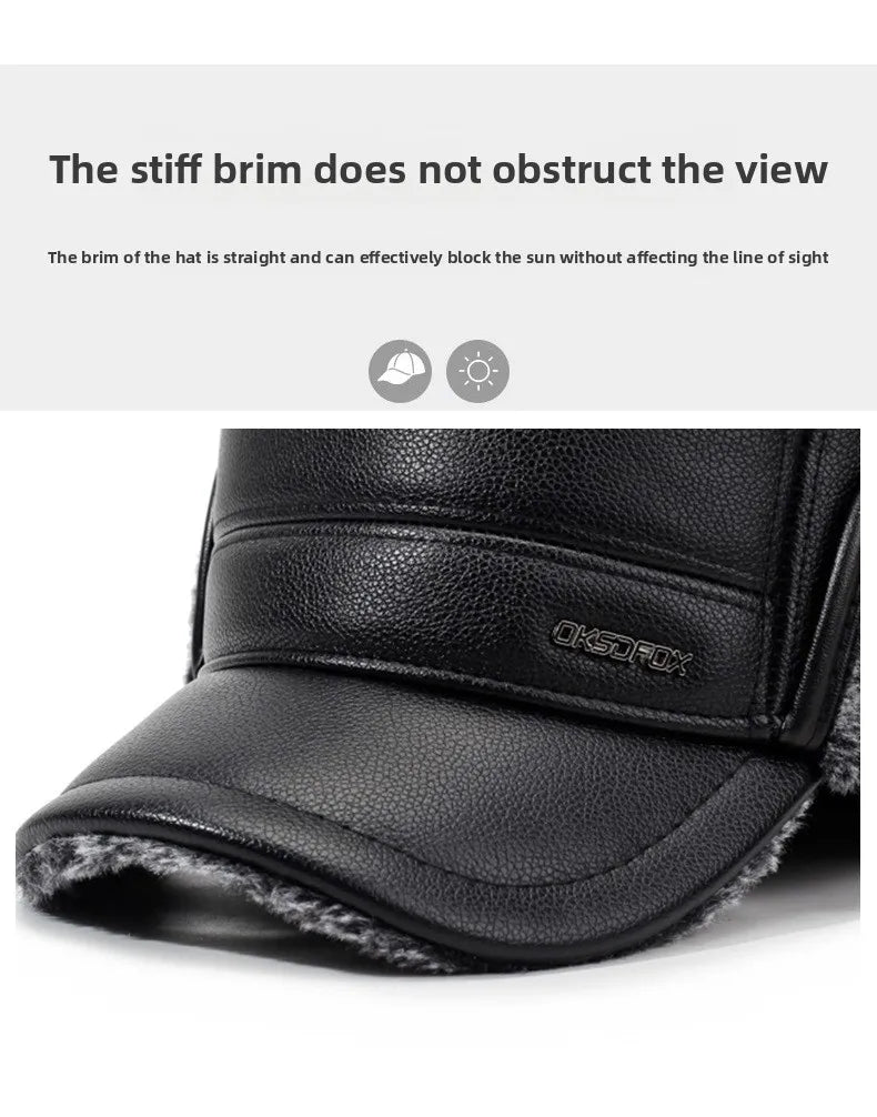 Motorcycle Cap | ECE Certified & Leather - View 6 | Henderson Shop