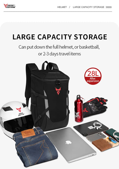 Motorcycle Helmet | Waterproof & Reflective - View 13 | Henderson Shop