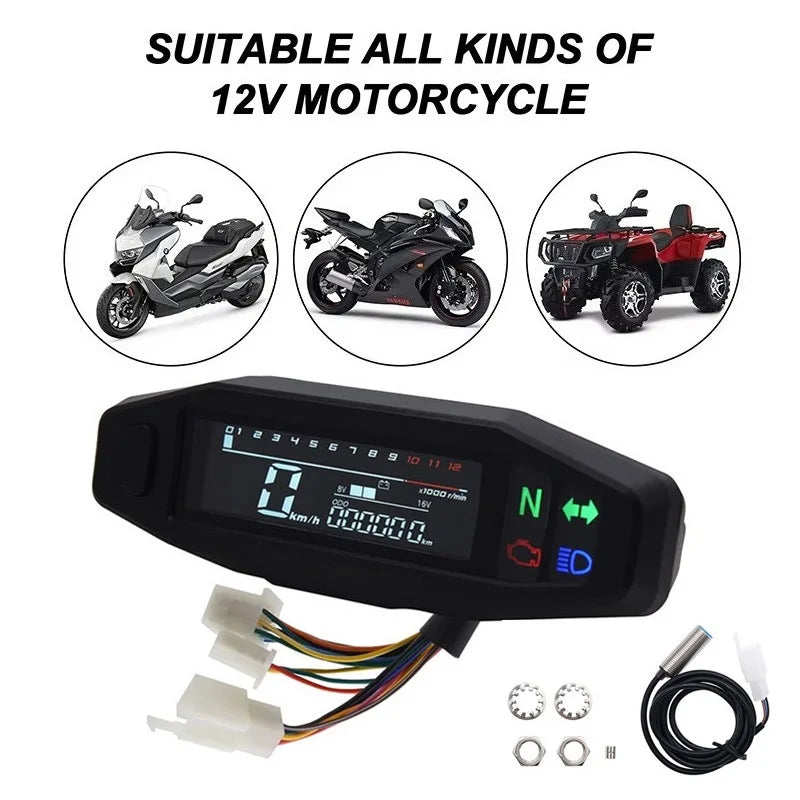 Digital Motorcycle Speedometer | Henderson Shop