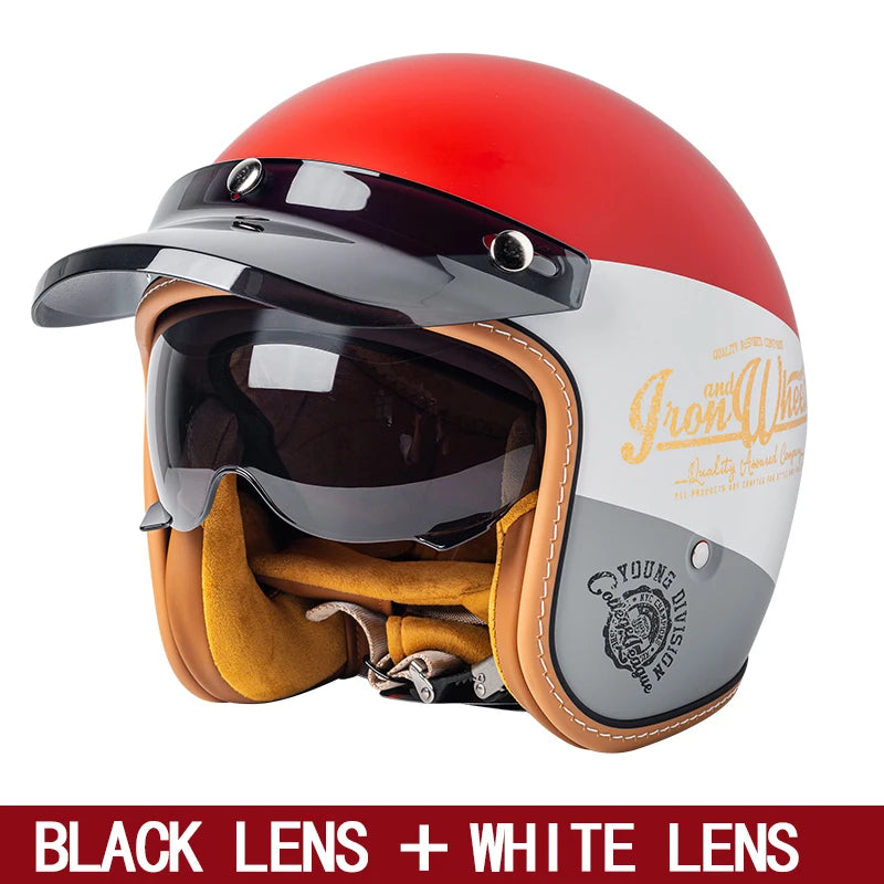 Vintage Half Face Helmet | Winter - View 17 | Henderson Shop