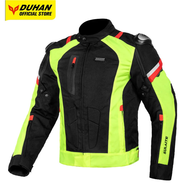 Helmets - Waterproof Men Motorcycle Jackets Windproof Motorcycle Rally Clothes Detachable Warm