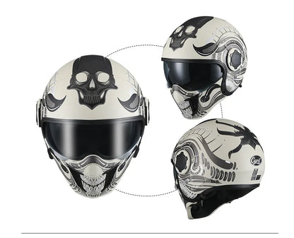 Hendersonshop Full Face Open Face Motorcycle Helmet Motorbike Street Bike Helmets