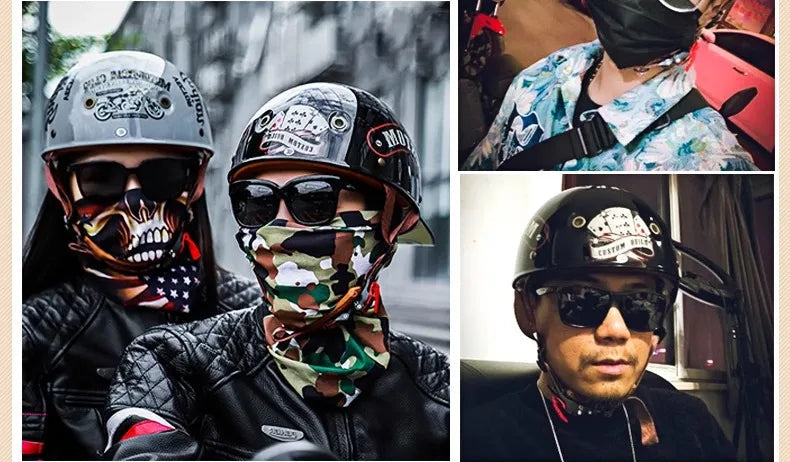 Vintage Half Face Helmet | Breathable & Summer - View 9 | Henderson Shop