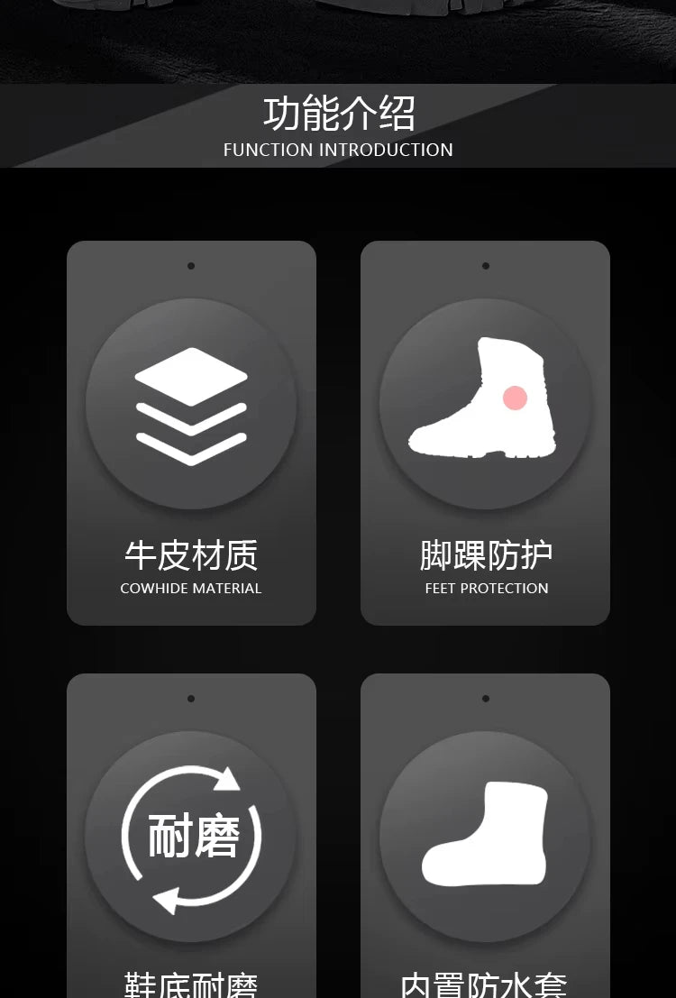 Men's Motorcycle Boots Waterproof Racing Boots Anti Fall Women Motocross Equipment Wear-resistant Rally Shoes Safety Riding