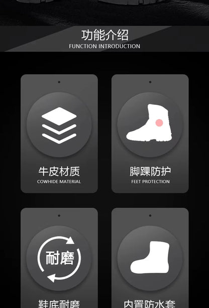 Men's Motorcycle Boots Waterproof Racing Boots Anti Fall Women Motocross Equipment Wear-resistant Rally Shoes Safety Riding