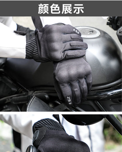 Hendersonshop LS2 MG039 Motocycle Gloves For Men for Summer Breathable