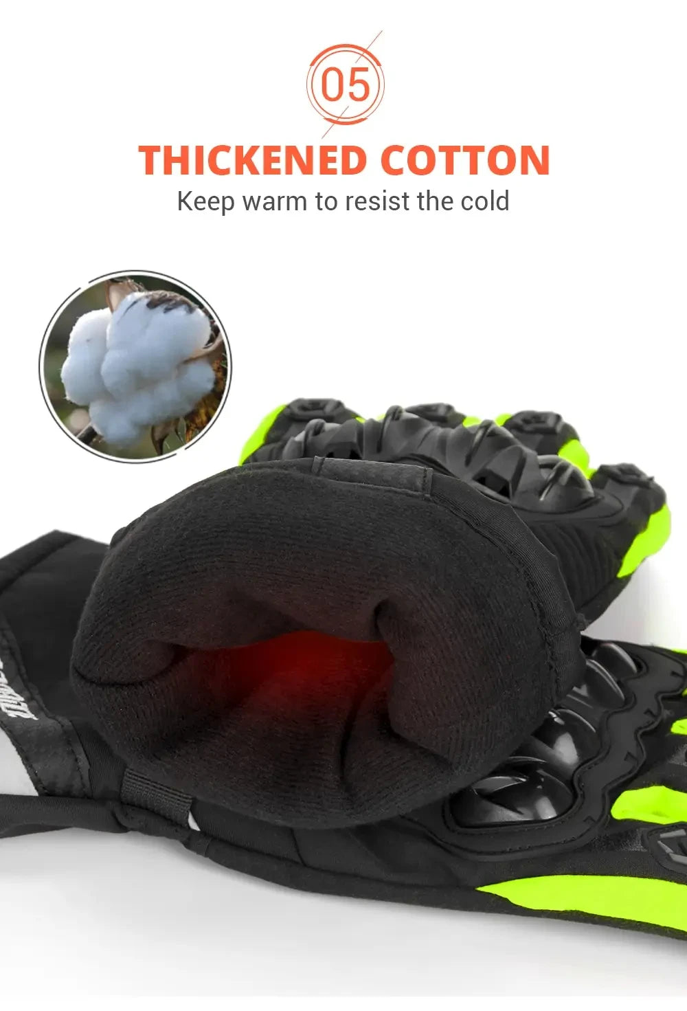 Winter Motorcycle Gloves | Waterproof & Winter - View 17 | Henderson Shop
