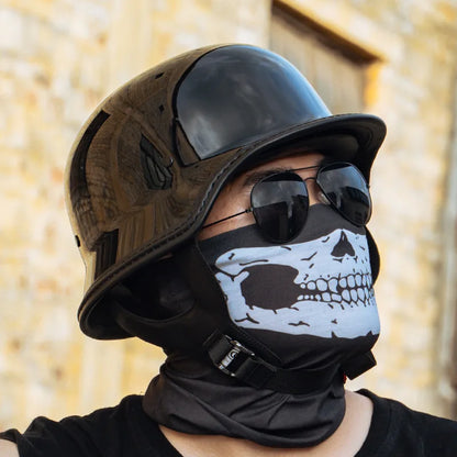 Harley Vintage Half Face Helmet | Summer - View 2 | Henderson Shop