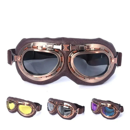 Retro Motorcycle Goggles | Vintage Steampunk Classic | Henderson Shop