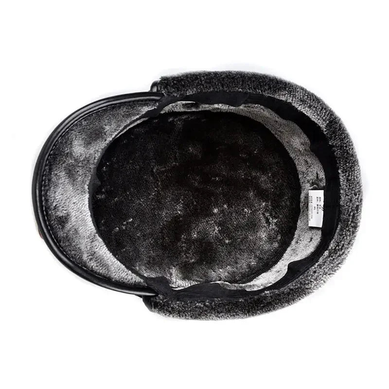 Motorcycle Cap | Leather & Winter - View 2 | Henderson Shop