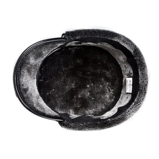 Motorcycle Cap | Leather & Winter - View 2 | Henderson Shop