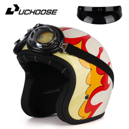 Uchoose Vintage Half Face Helmet | Leather - View 21 | Henderson Shop