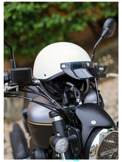 Vintage Half Face Helmet | DOT Certified & Half Face - View 15 | Henderson Shop