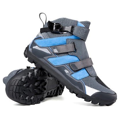 Hendersonshop Motorcycle boots Casual men's motorcycle shoes Motorcycle riding shoes Leather