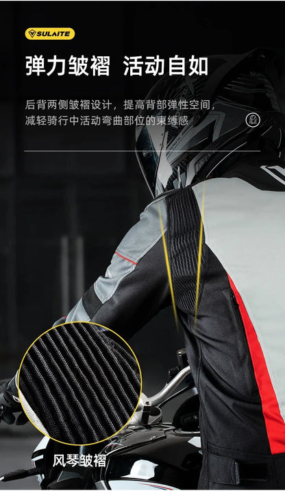 Helmets - Waterproof Men Motorcycle Jackets Windproof Motorcycle Rally Clothes Detachable Warm